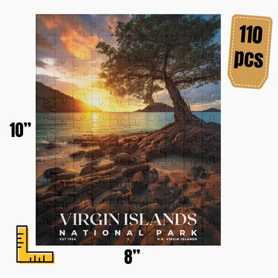 Virgin Islands National Park Jigsaw Puzzle, Family Game, Holiday Gift | S10 - image2